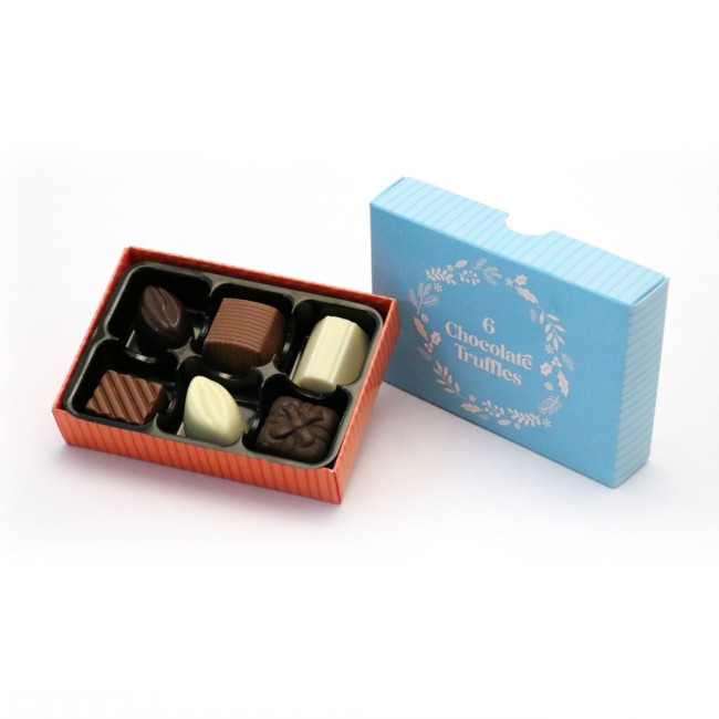 Promotional Winter Midi Truffle Box Chocolate Truffles x6 - Image 2