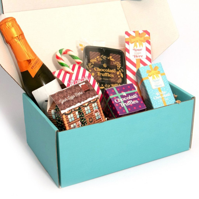 Promotional Winter Collection Midi Gift Box With Prosecco