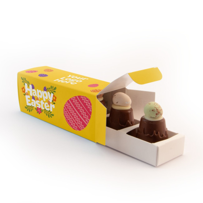 Promotional Easter Eco Sliding Box Mallow Mountain with Speckled Egg