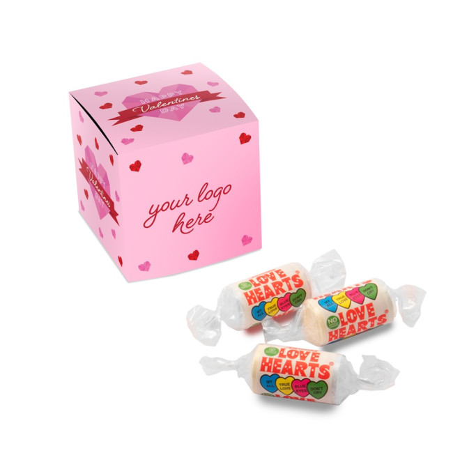 Promotional Valentines Eco Maxi Cube Love Hearts