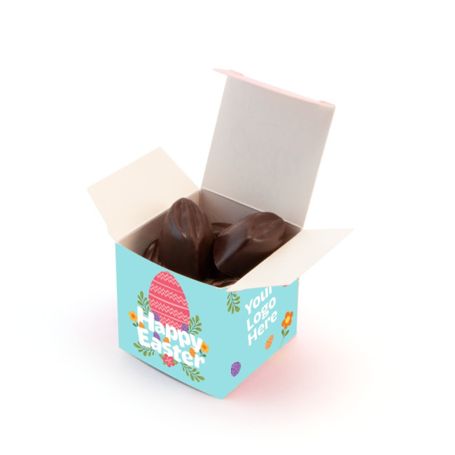 Promotional Easter Eco Maxi Cube Dark Salted Caramel Chocolate Truffles