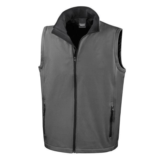 Promotional Result Printable Softshell Bodywarmer - Image 1