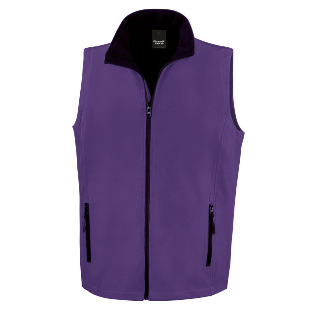 Promotional Result Printable Softshell Bodywarmer - Image 8