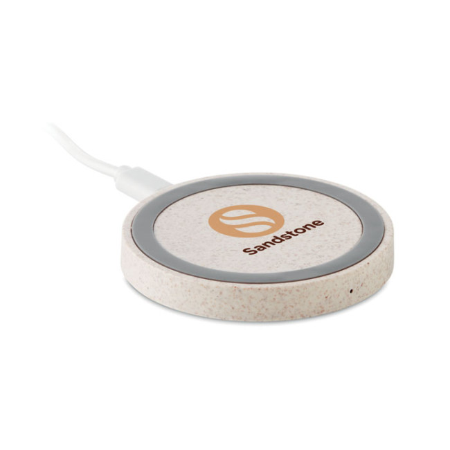 Promotional Wireless Charger Wheat Straw/ABS 5W