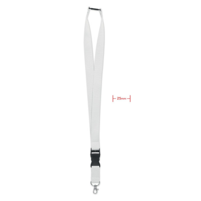 Promotional Lanyard With Metal Hook 25mm - Image 2