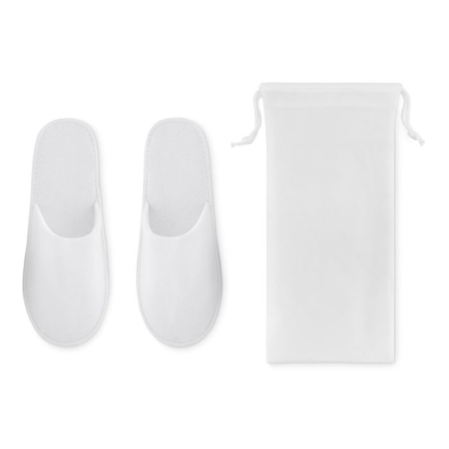 Promotional Pair Of Slippers In Pouch