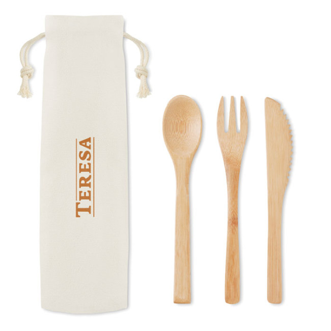 Promotional Bamboo Cutlery Set