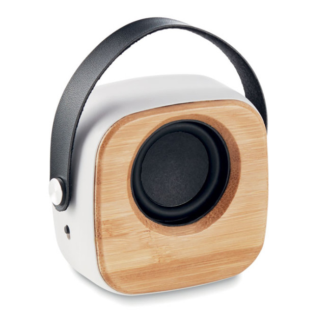 Promotional Speaker 3W With Bamboo Front