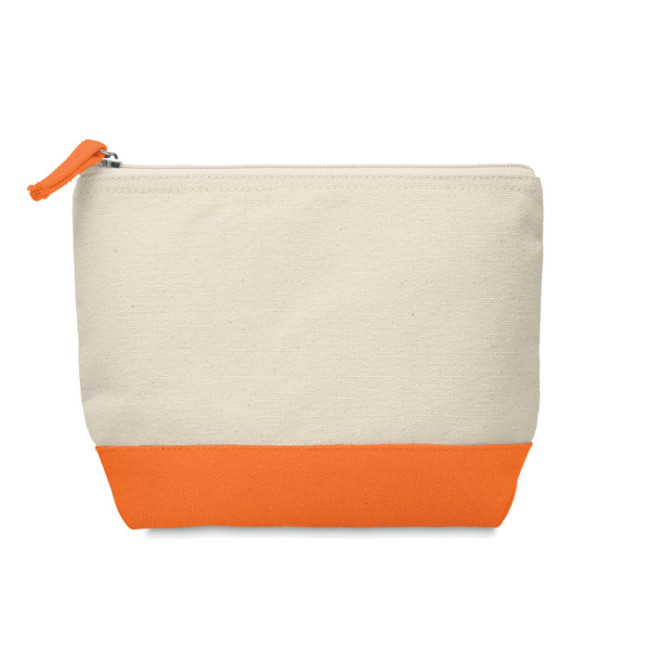 Promotional Bicolour Cotton Cosmetic Bag - Image 4