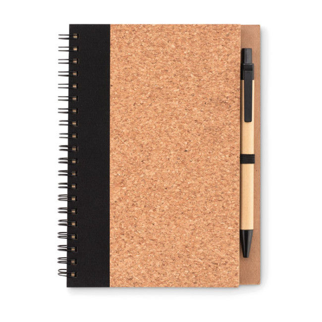 Promotional Cork Notebook With Pen