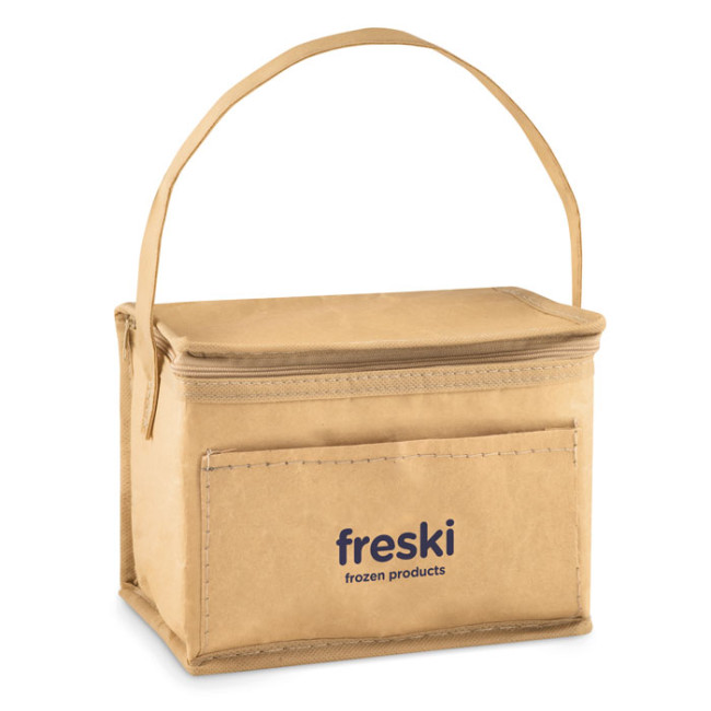 Promotional 6 Can Woven Paper Cooler Bag