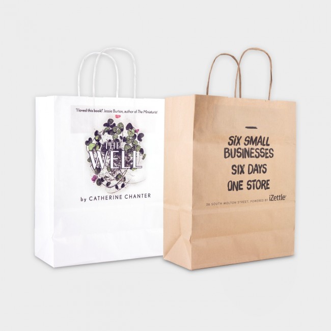 Promotional Green & Good A4 Kraft Paper Bag Full Colour - Sustainable - Image 3