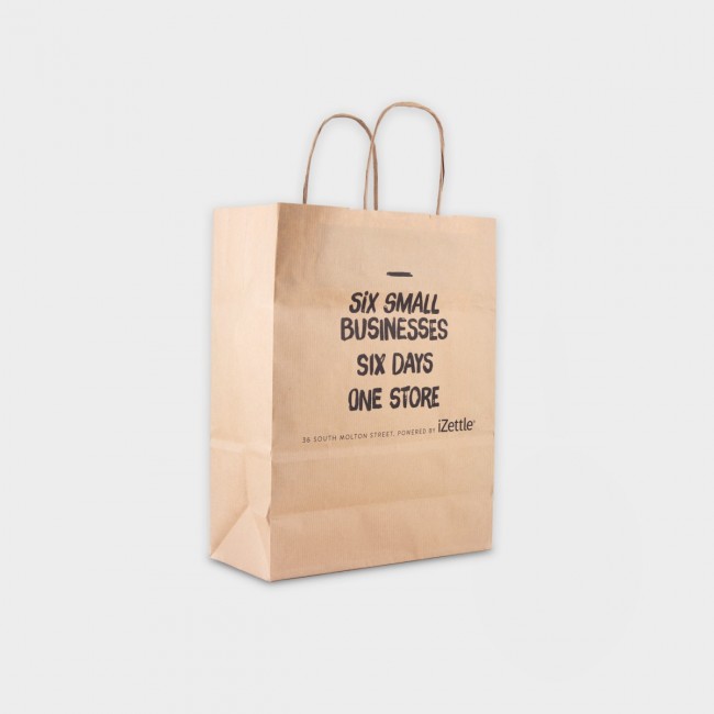 Promotional Green & Good A4 Kraft Paper Bag Full Colour - Sustainable - Image 2