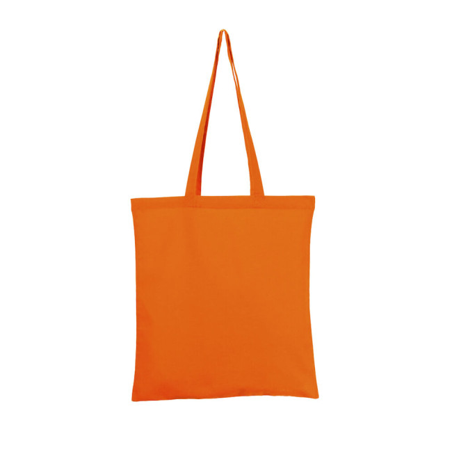 Promotional Orange Coloured Cotton Shopper