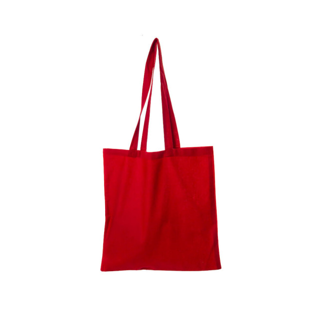 Promotional Red Coloured Cotton Shopper