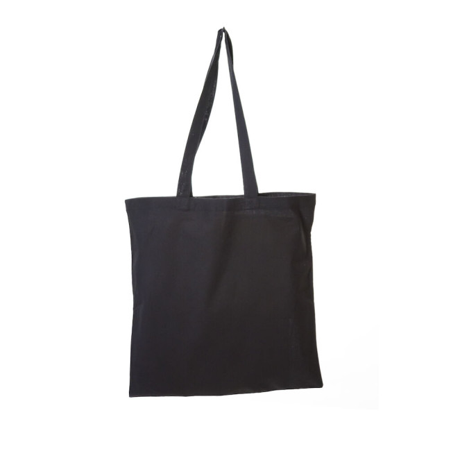 Promotional Black Coloured Cotton Shopper