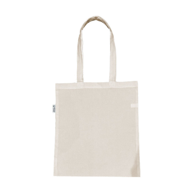 Promotional 10oz Natural Recycled Cotton Bag With Gusset