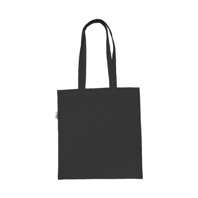 Promotional 5oz Black Organic Cotton Shopper