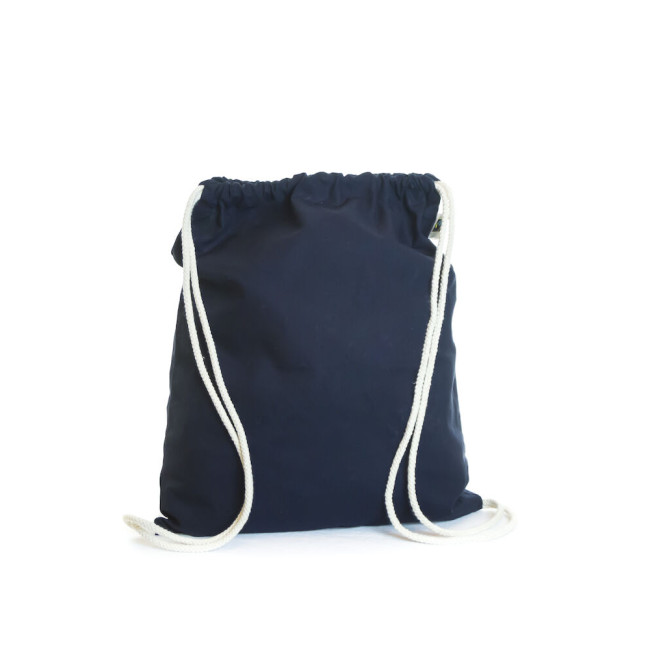 Promotional Eco Navy Drawsting Bag