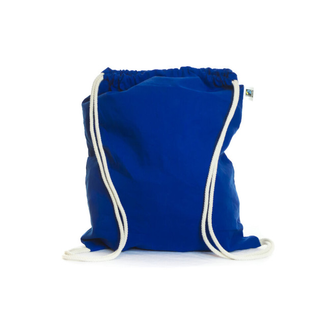 Promotional Eco Royal Blue Drawsting Bag