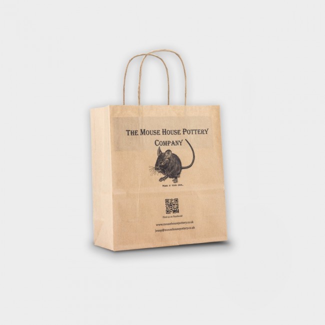 Promotional Green & Good Mini Kraft Paper Bag Digital Print - Sustainable Paper - Image 3