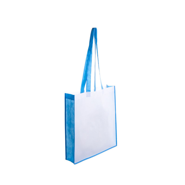 Promotional Non Woven Bag With coloured Gusset - Image 4