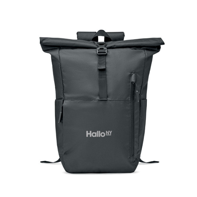 Promotional 300D RPET Rolltop Backpack