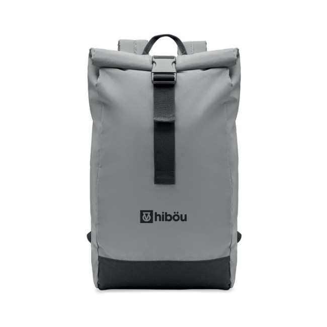 Promotional Reflective Rolltop Backpack