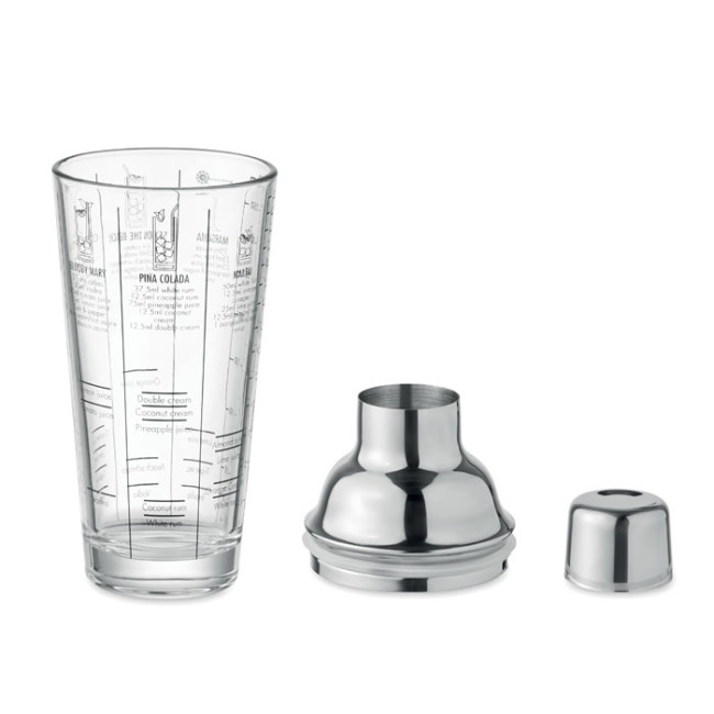 Promotional Glass Cocktail Shaker 400ml - Image 2