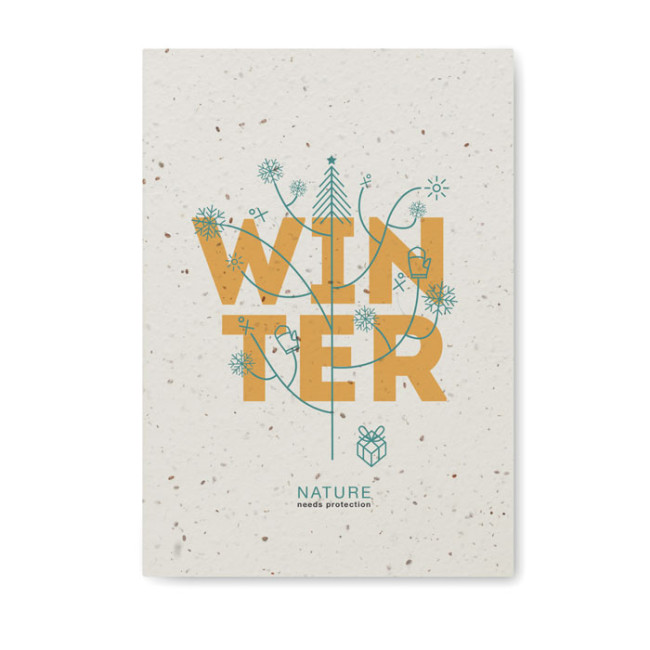 Promotional A5 Seed Paper Cover Notebook - Image 1