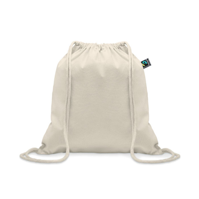 Promotional Drawstring Bag Fairtrade Cotton