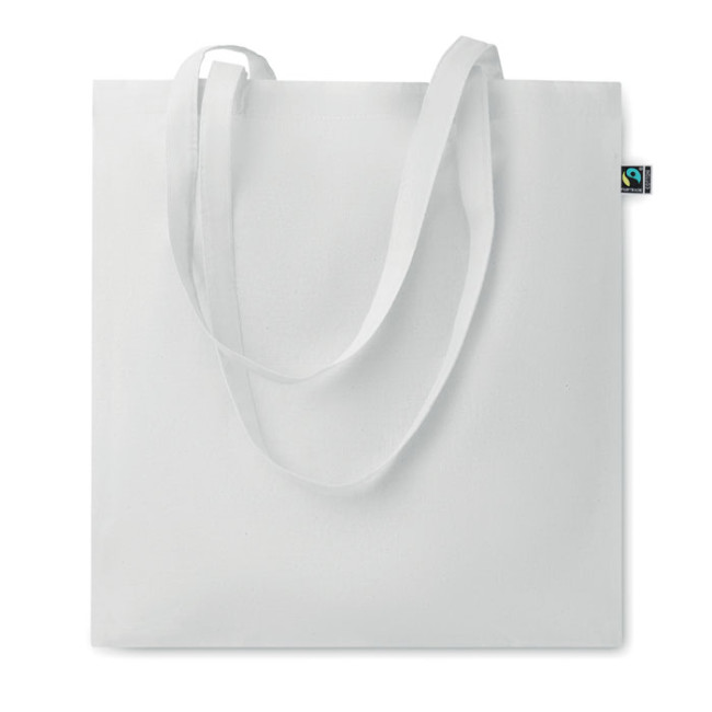 Promotional Fairtrade Cotton Shopping Bag 140Gr/m² - Image 3