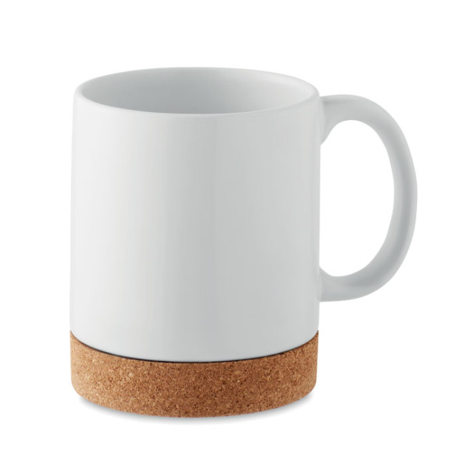 Promotional Ceramic Cork Mug 280ml