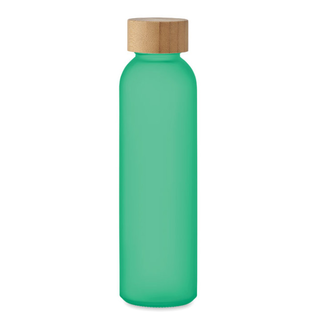 Promotional Frosted Glass Bottle 500ml - Image 1