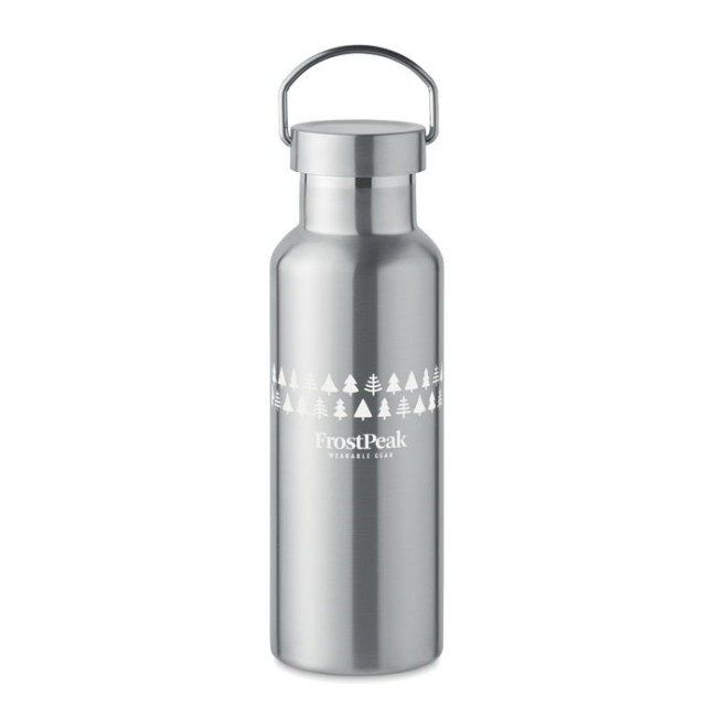 Promotional Double Wall Recycled Vacuum Bottle 500ml - Image 1