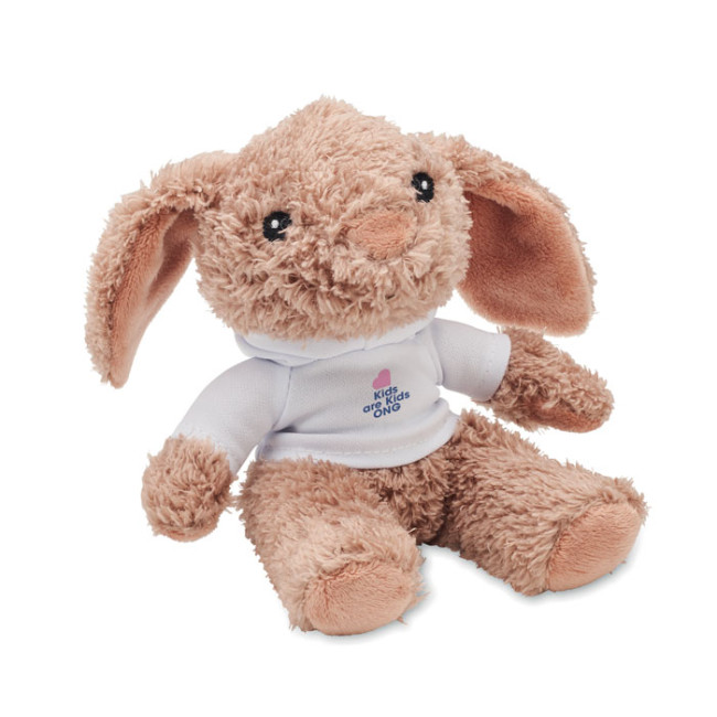 Promotional Bunny Plush Wearing A Hoodie