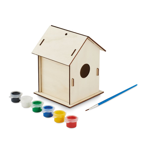 Promotional DIY Wooden Bird House Kit