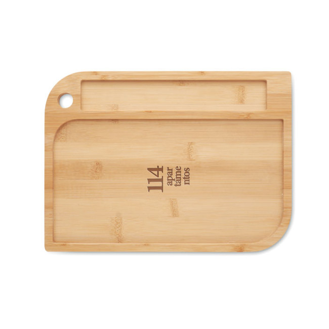 Promotional Meal Plate In Bamboo