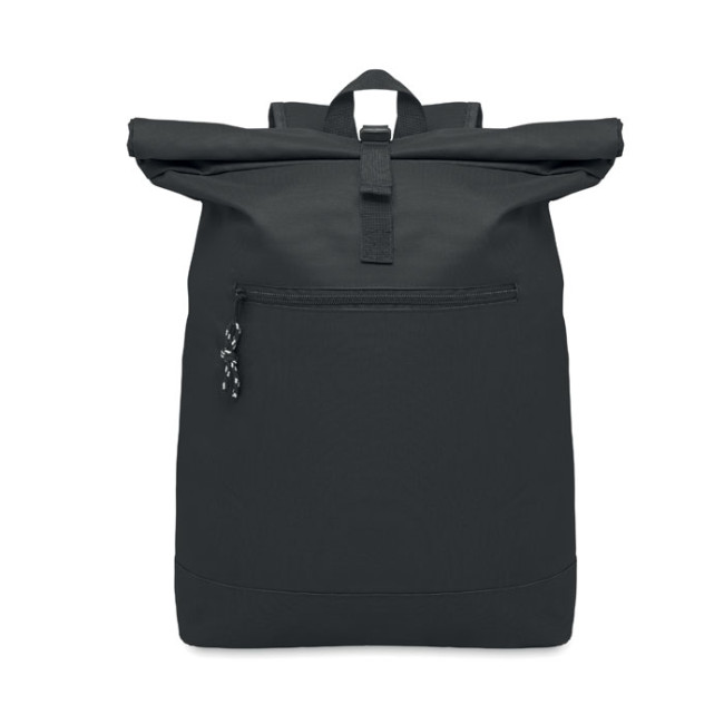 Promotional 600D Polyester Rolltop Backpack - Image 5