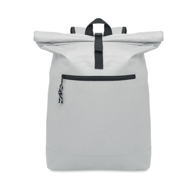 Promotional 600D Polyester Rolltop Backpack - Image 4