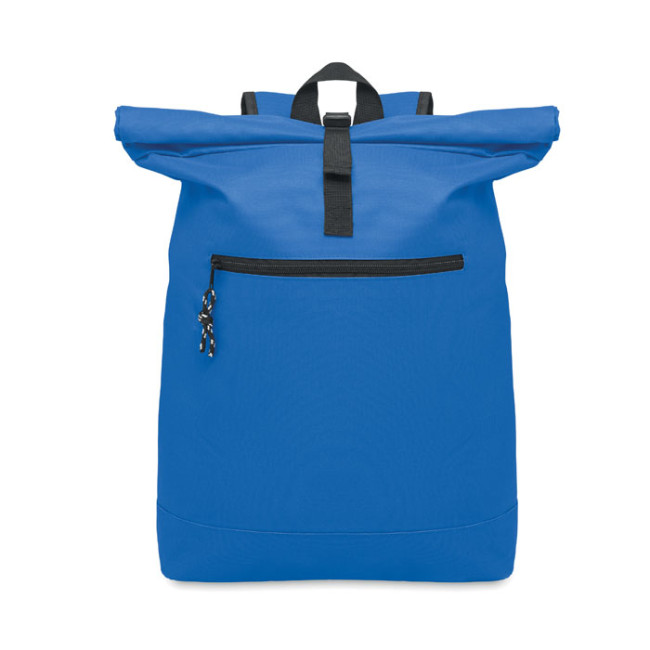 Promotional 600D Polyester Rolltop Backpack - Image 1