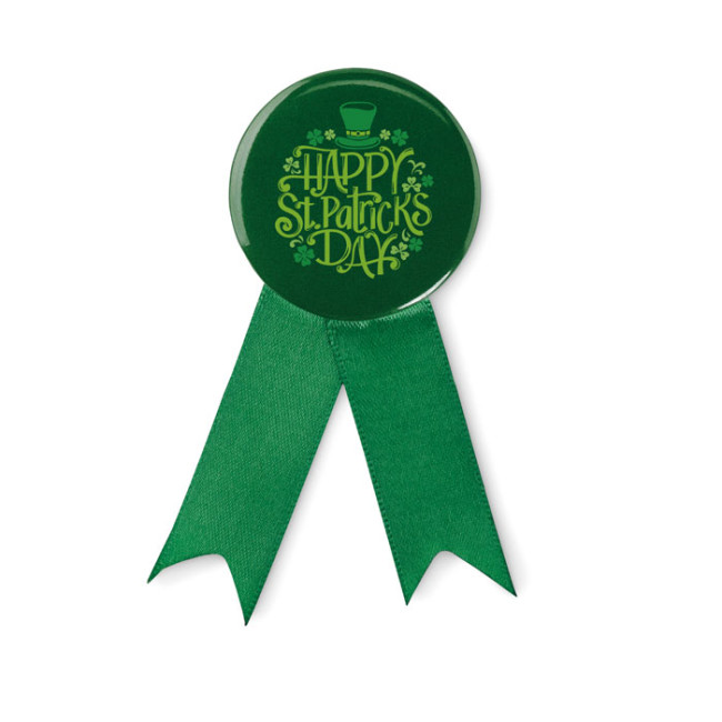 Promotional Ribbon Style Badge Pin - Image 5