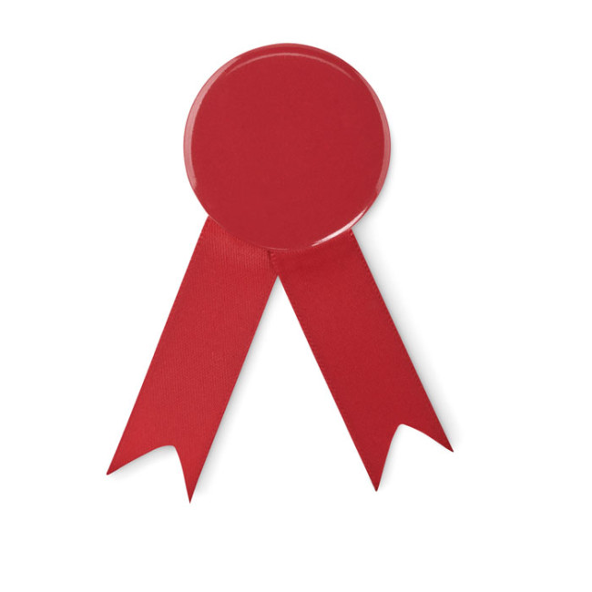 Promotional Ribbon Style Badge Pin - Image 4