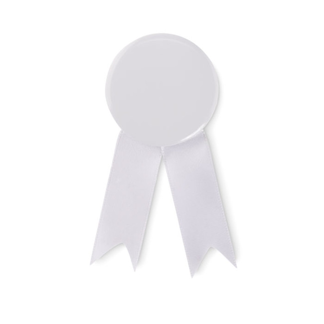 Promotional Ribbon Style Badge Pin - Image 3