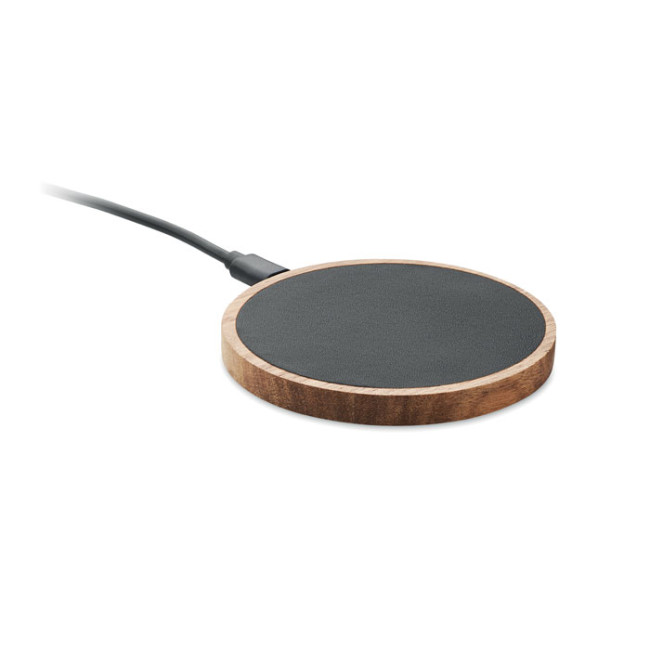 Promotional Wireless Charger In Acacia 15W