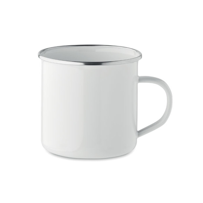 Promotional Enamel Layer Sublimation Mug 500ml