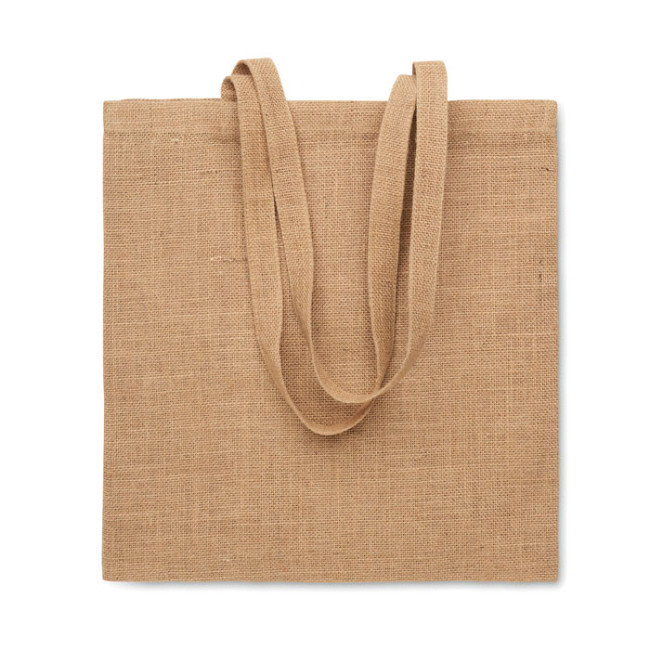 Promotional Jute Long Handled Shopping Bag