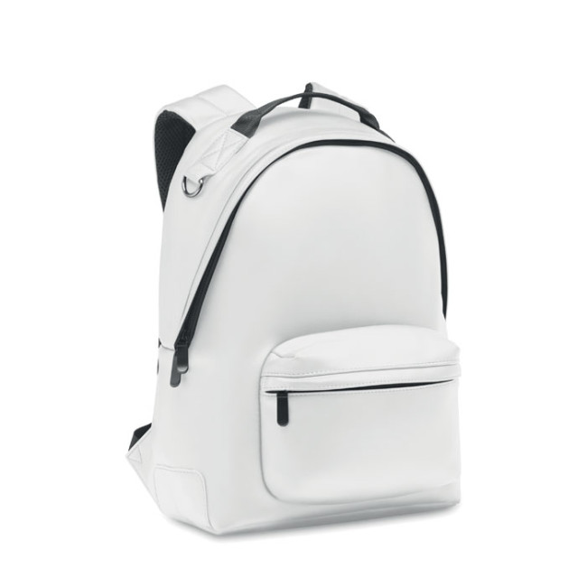 Promotional Laptop 15" Soft PU Backpack - Image 2