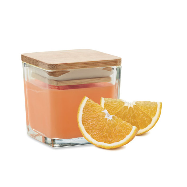 Promotional Squared Fragranced Candle 50gr - Image 3