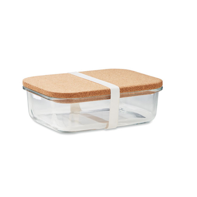 Promotional Glass Lunch Box With Cork Lid